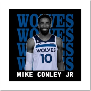 Minnesota Timberwolves Mike Conley Jr Posters and Art